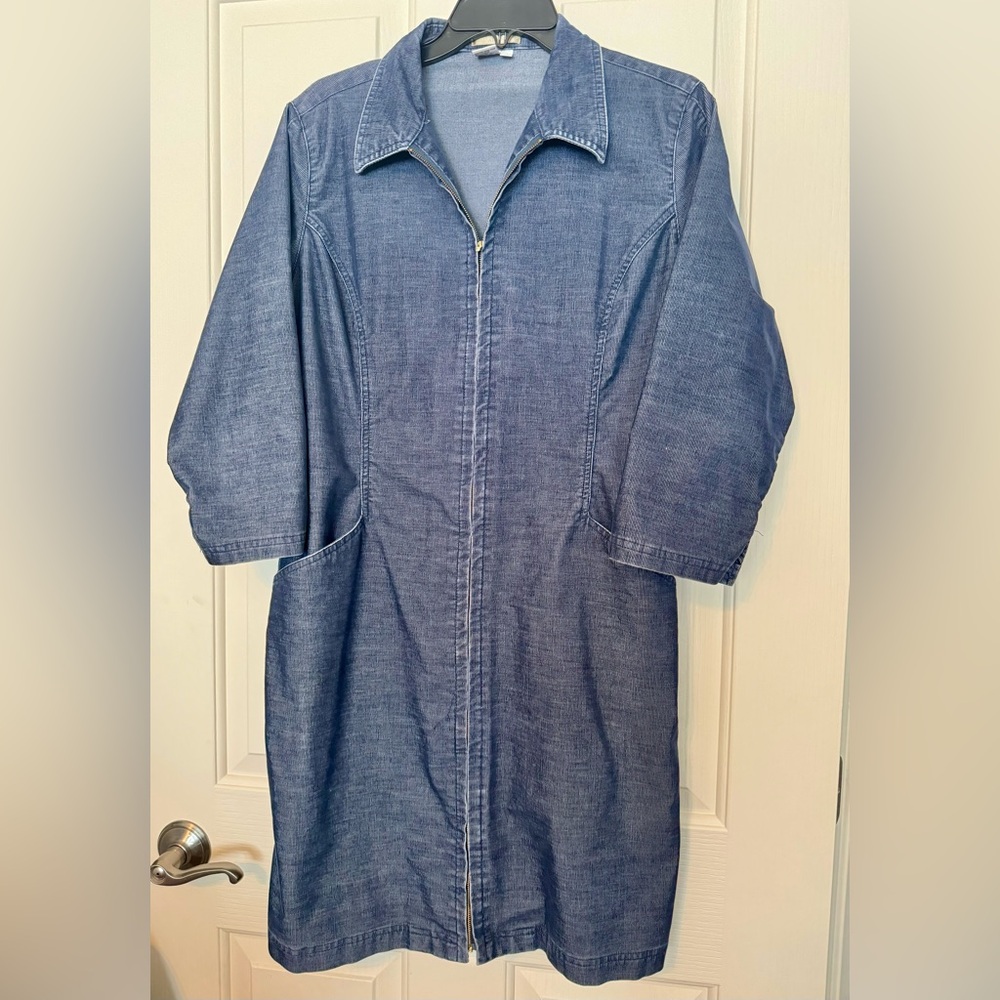 Denim Blue Corduroy Dress